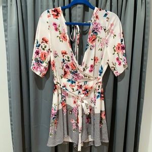 Floral romper